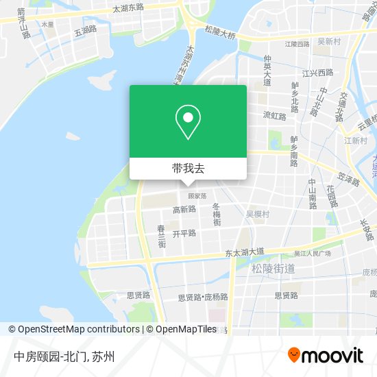 中房颐园-北门地图