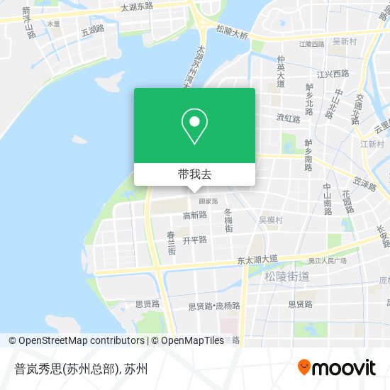 普岚秀思(苏州总部)地图