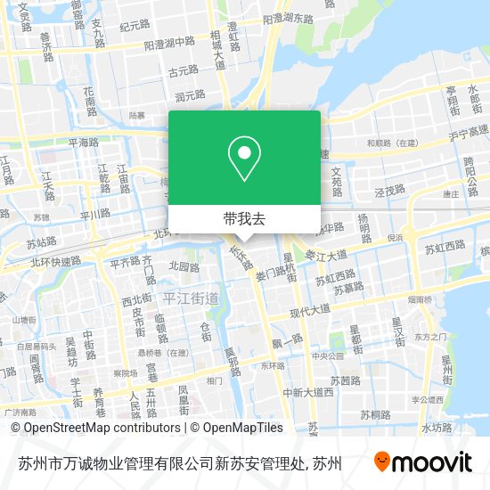 苏州市万诚物业管理有限公司新苏安管理处地图