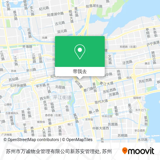 苏州市万诚物业管理有限公司新苏安管理处地图