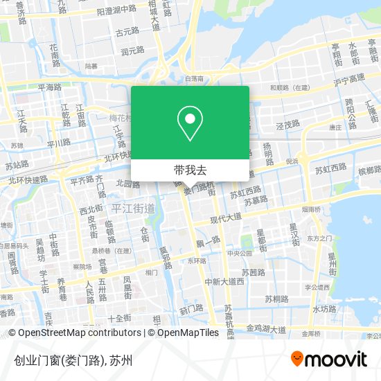 创业门窗(娄门路)地图