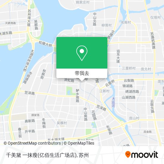 千美黛 一抹瘦(亿佰生活广场店)地图