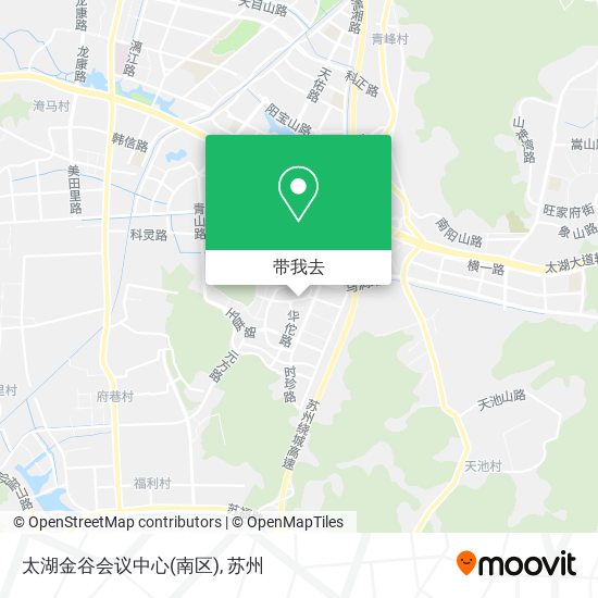 太湖金谷会议中心(南区)地图