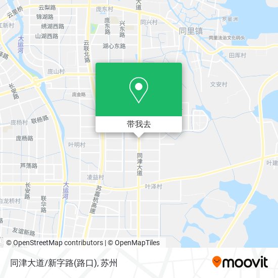 同津大道/新字路(路口)地图