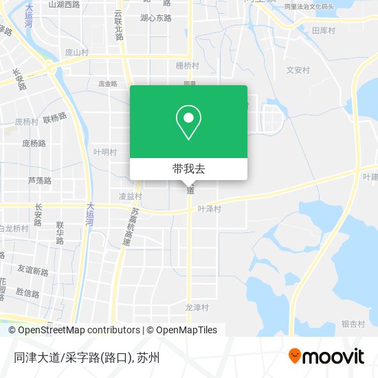 同津大道/采字路(路口)地图