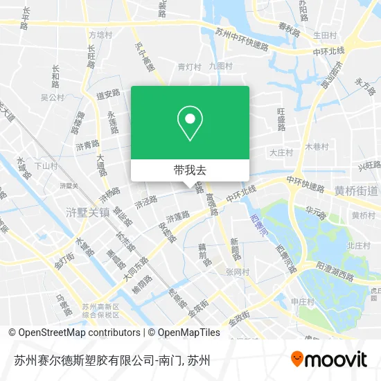 苏州赛尔德斯塑胶有限公司-南门地图