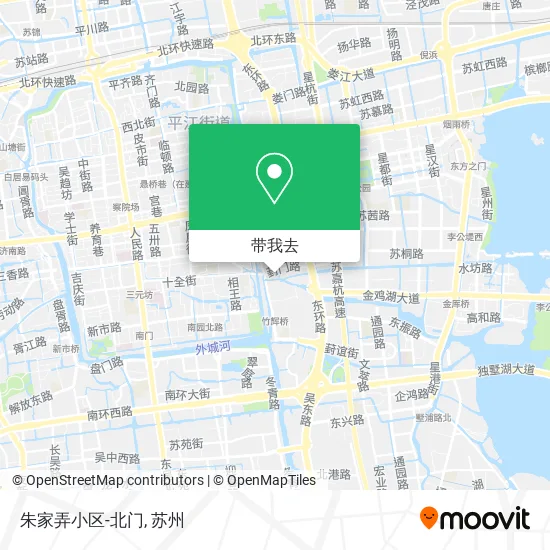 朱家弄小区-北门地图
