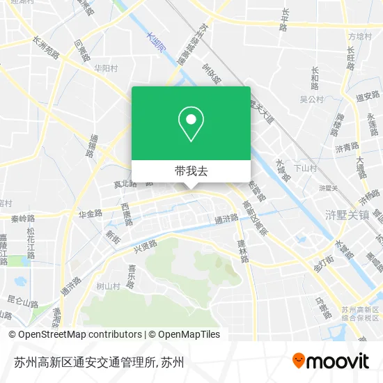 苏州高新区通安交通管理所地图