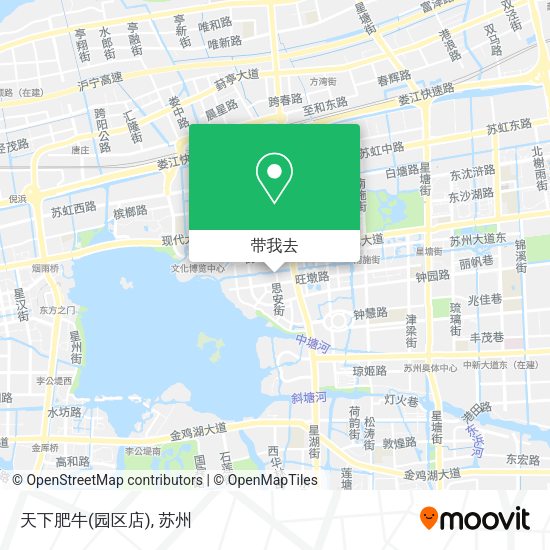 天下肥牛(园区店)地图