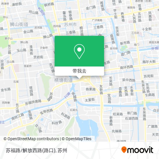 苏福路/解放西路(路口)地图
