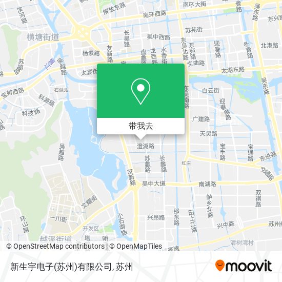 新生宇电子(苏州)有限公司地图