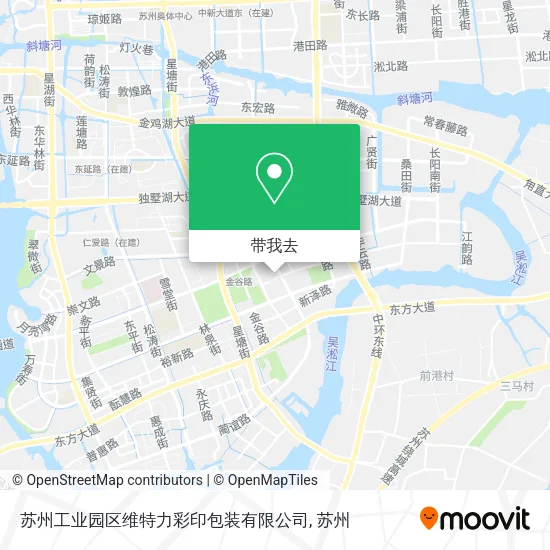 苏州工业园区维特力彩印包装有限公司地图