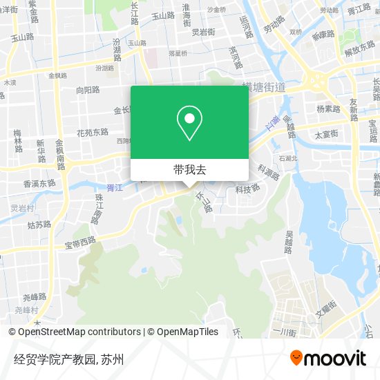 经贸学院产教园地图