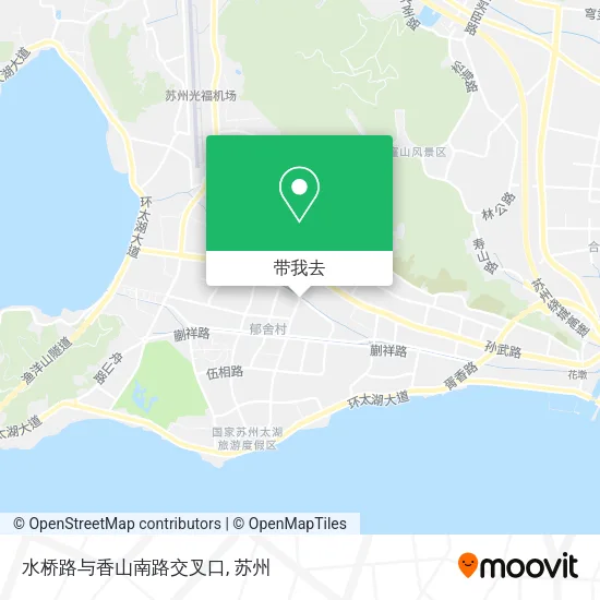 水桥路与香山南路交叉口地图