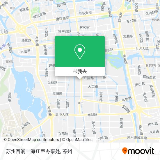 苏州百润上海庄臣办事处地图