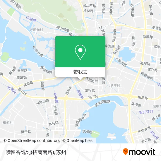 嘴留香馄饨(招商南路)地图