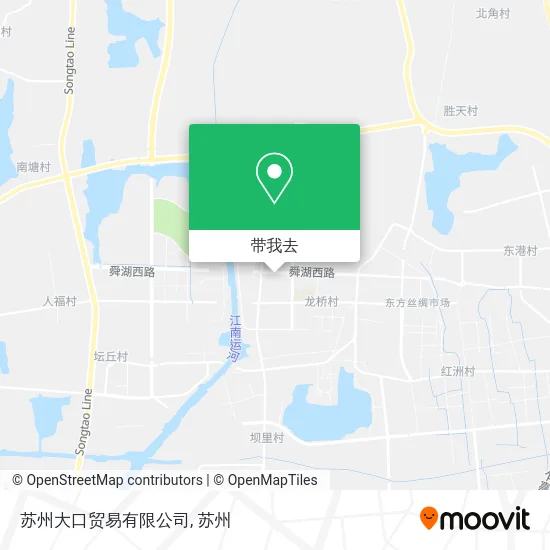 苏州大口贸易有限公司地图