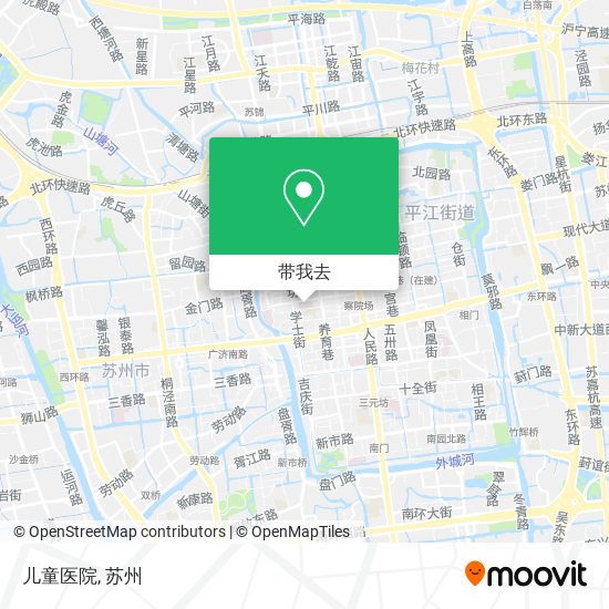 儿童医院地图