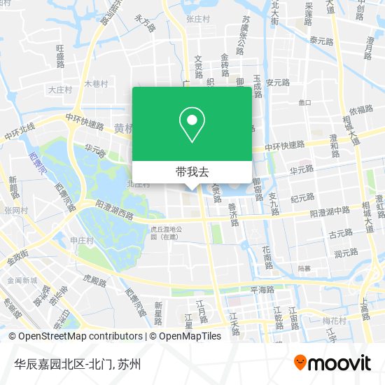华辰嘉园北区-北门地图