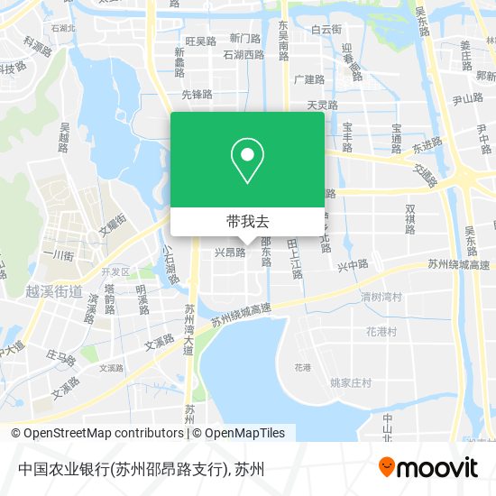 中国农业银行(苏州邵昂路支行)地图