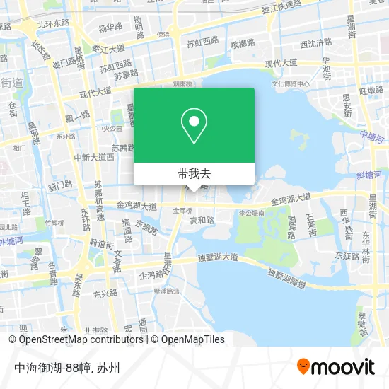 中海御湖-88幢地图