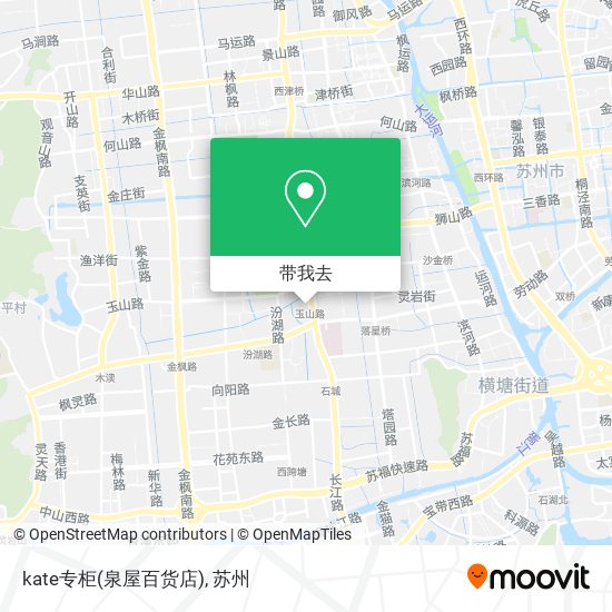 kate专柜(泉屋百货店)地图