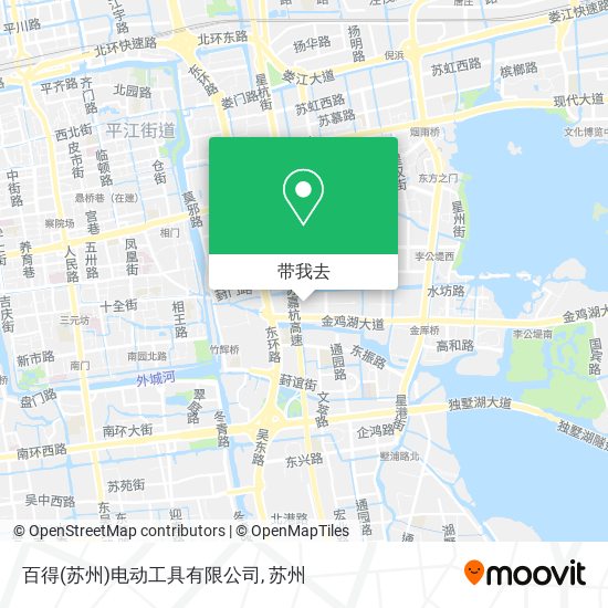 百得(苏州)电动工具有限公司地图
