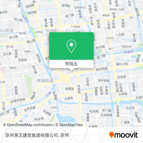 苏州第五建筑集团有限公司地图