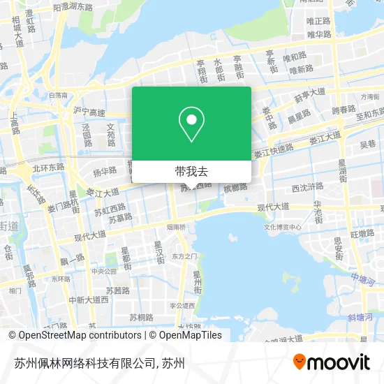 苏州佩林网络科技有限公司地图
