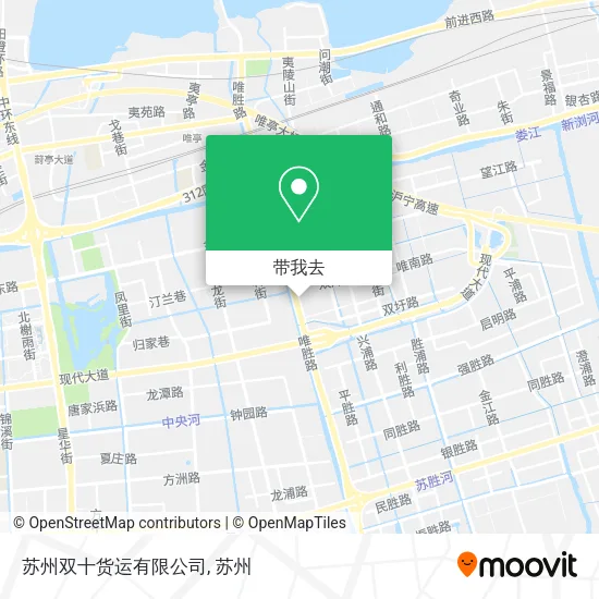 苏州双十货运有限公司地图