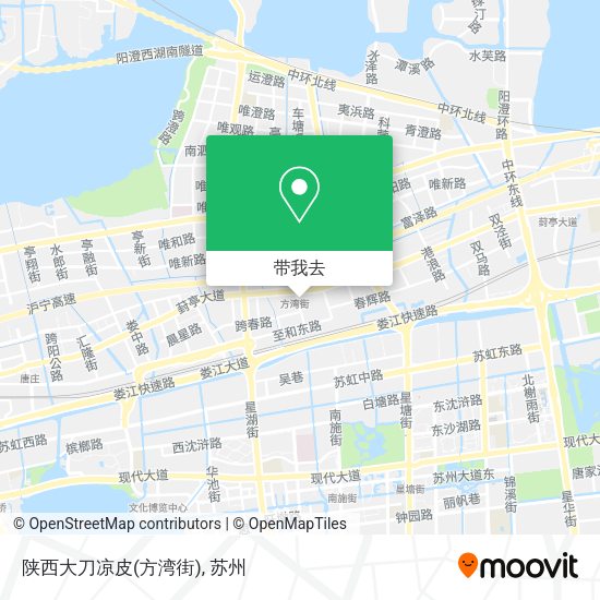 陕西大刀凉皮(方湾街)地图
