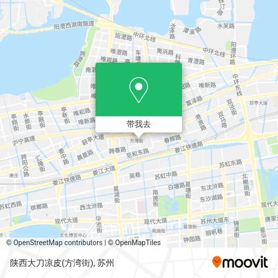 陕西大刀凉皮(方湾街)地图