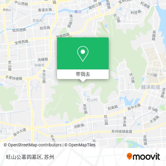 旺山公墓四墓区地图