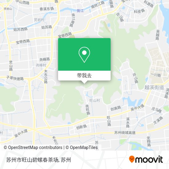苏州市旺山碧螺春茶场地图