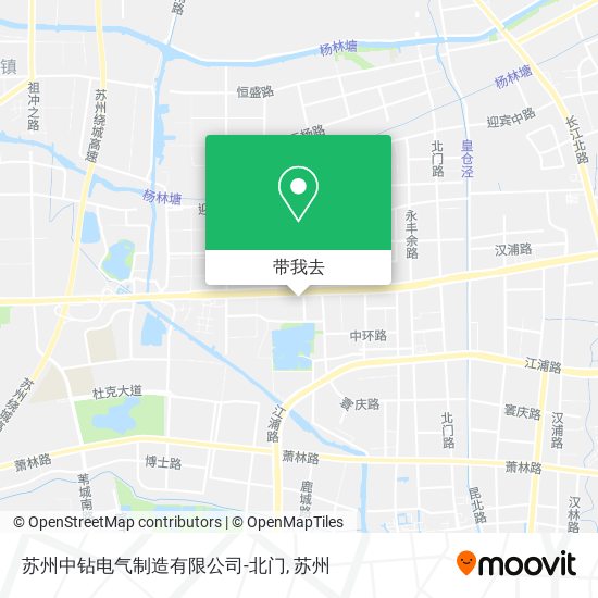 苏州中钻电气制造有限公司-北门地图