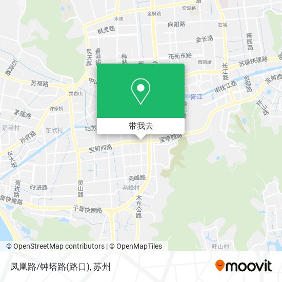 凤凰路/钟塔路(路口)地图