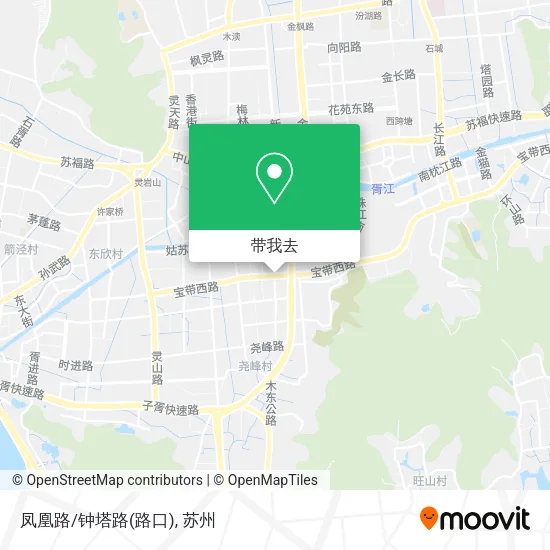 凤凰路/钟塔路(路口)地图