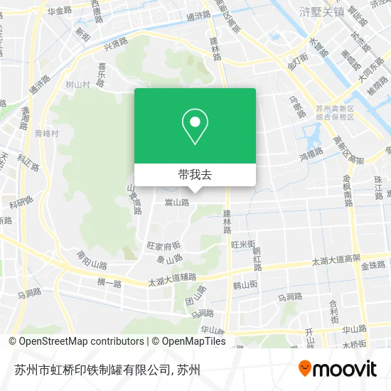 苏州市虹桥印铁制罐有限公司地图
