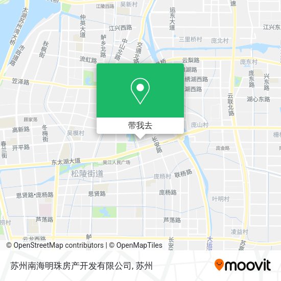苏州南海明珠房产开发有限公司地图