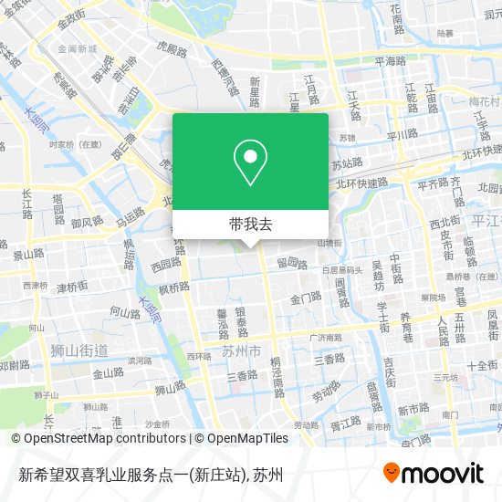 新希望双喜乳业服务点一(新庄站)地图
