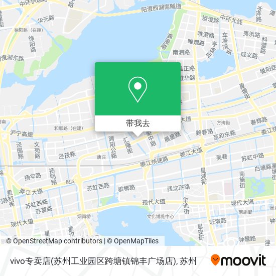 vivo专卖店(苏州工业园区跨塘镇锦丰广场店)地图