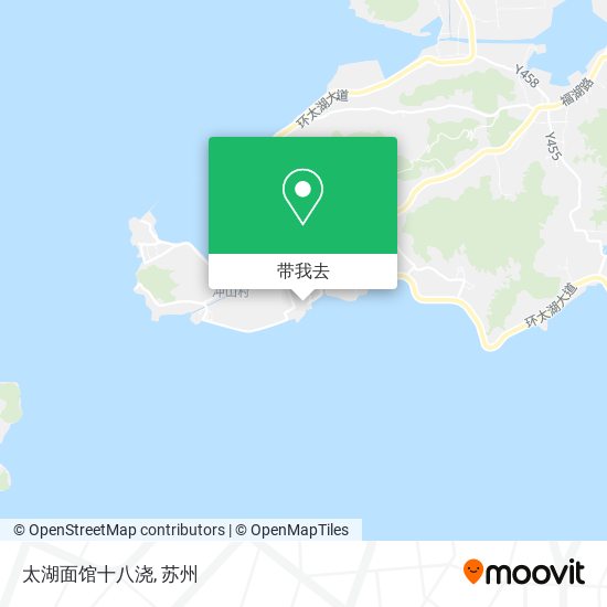 太湖面馆十八浇地图