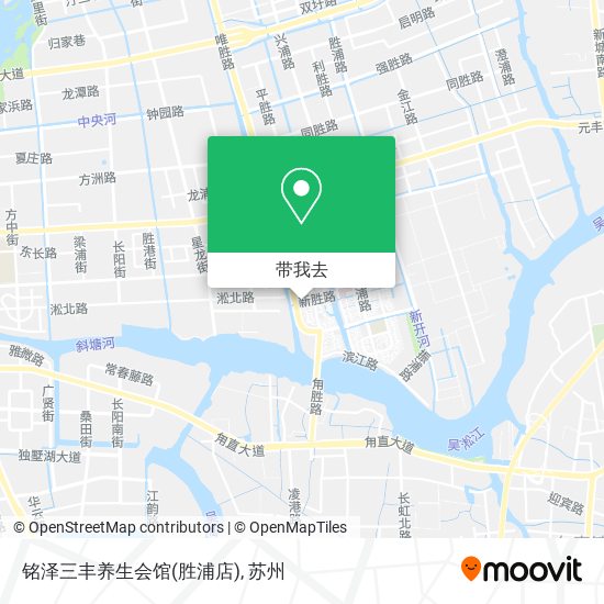 铭泽三丰养生会馆(胜浦店)地图