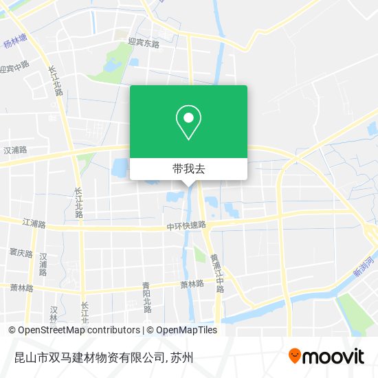 昆山市双马建材物资有限公司地图