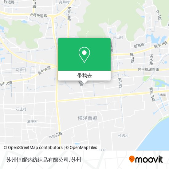 苏州恒耀达纺织品有限公司地图