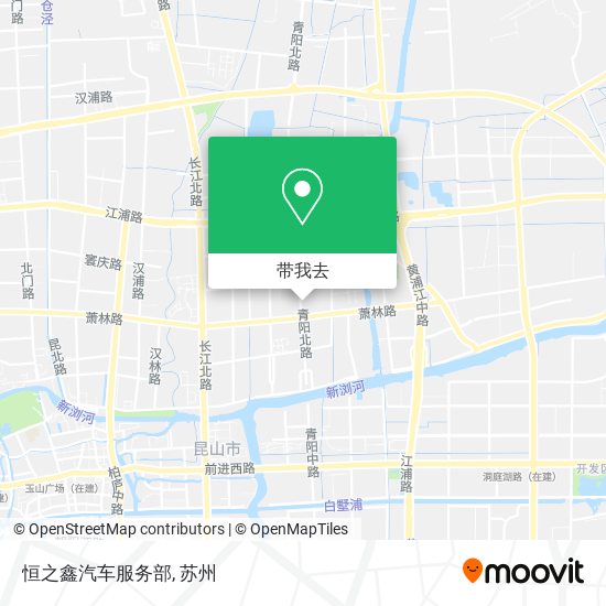 恒之鑫汽车服务部地图