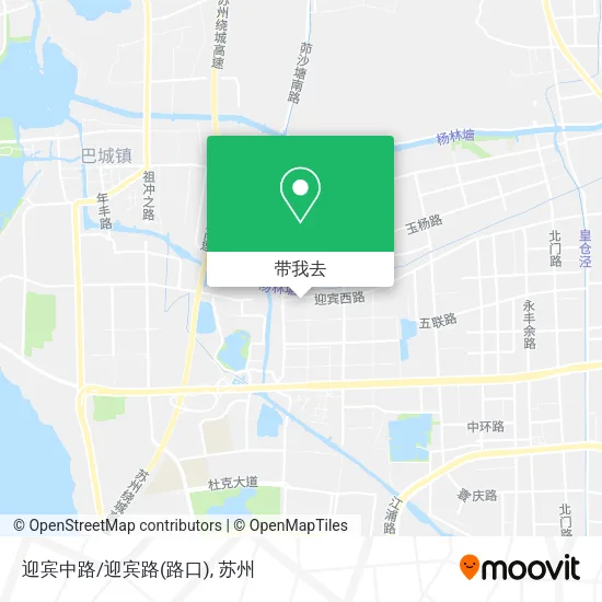 迎宾中路/迎宾路(路口)地图