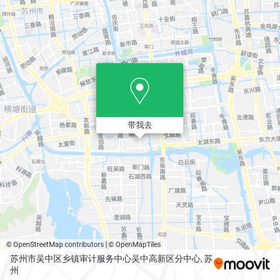 苏州市吴中区乡镇审计服务中心吴中高新区分中心地图