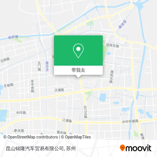 昆山锦隆汽车贸易有限公司地图
