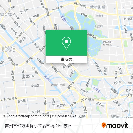 苏州市钱万里桥小商品市场-2区地图